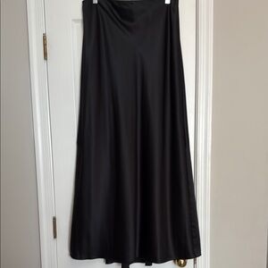 LOFT Black Maxi A-Line Skirt for All Occasions